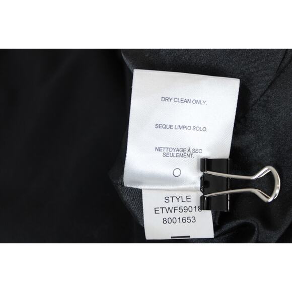 Ellen Tracy Shift Dress Women 24W Knee Length Short Sleeve Black Back Zip Lined - Picture 10 of 10